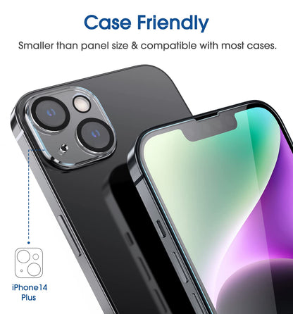 amFilm Easiest Installation OneTouch for iPhone 15 Pro Max Screen Protector [6.7 Inch] Tempered Glass + Camera Lens Protector, Auto-Alignment Tech, Bubble Free, Case Friendly, Anti-Scratch [2+2 Pack]