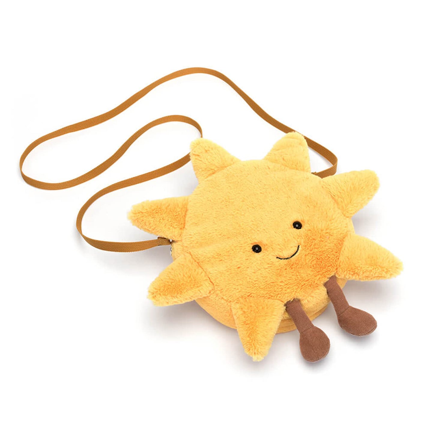 Jellycat Amuseables Sun Plush Bag, 10 inches - Crossbody and Shoulder Purse - Fun and Unique Handbag