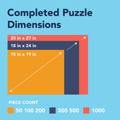 Bits and Pieces – 4-in-1 Multi-Pack Large 300 Piece Jigsaw Puzzles for Adults – Jigsaw Puzzle Set Bundle by Bigelow Illustrations, Completed Puzzle Size: 16" x 20"