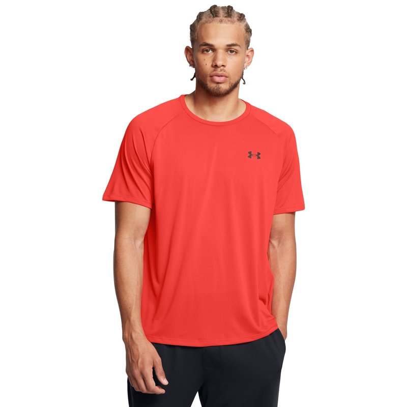 Under Armour Men's Tech 2.0 Short-Sleeve T-Shirt, (860) Dark Orange / / Black, Large
