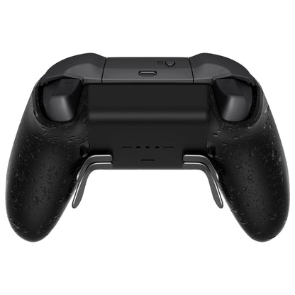 eXtremeRate Replacement Bottom Shell Case for Xbox Elite Series 2 Controller, Textured Black Non-Slip Back Housing Shell, 3D Splashing Cover for Xbox Elite Series 2 Core Wireless Controller Model 1797