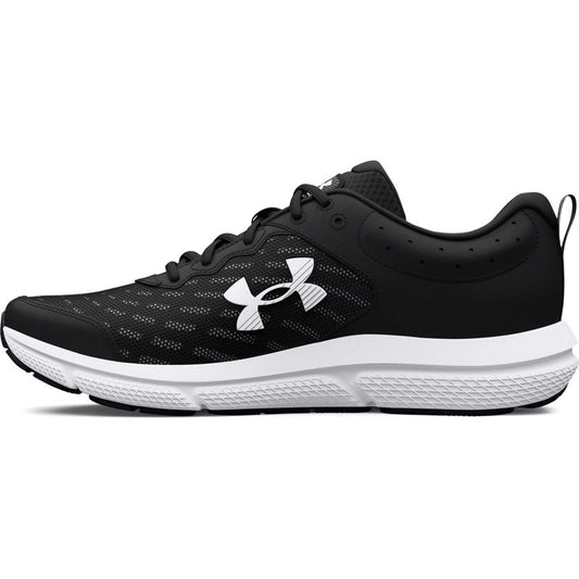 Under Armour Men's Charged Assert 10, (001) Black/Black/White, 3, US