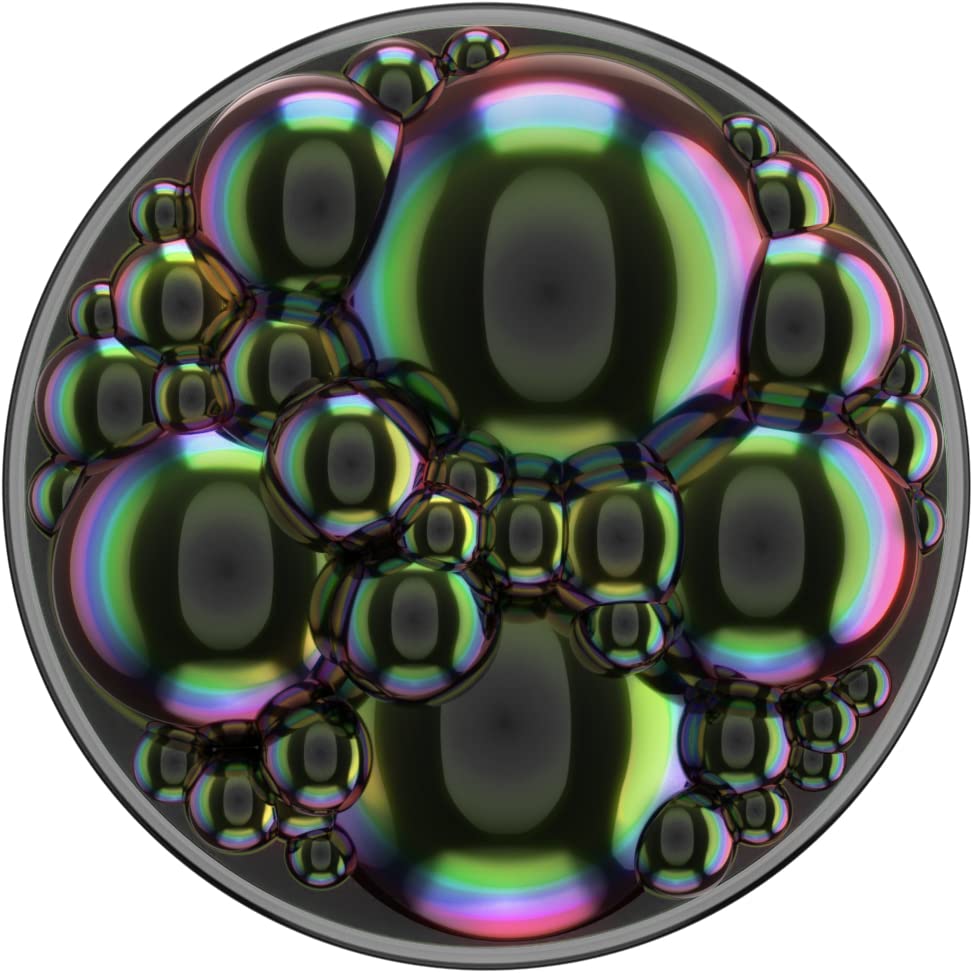 PopSockets Phone Grip with Expanding Kickstand, Adhesive Grip - PopOut Bubbly Oil Slick