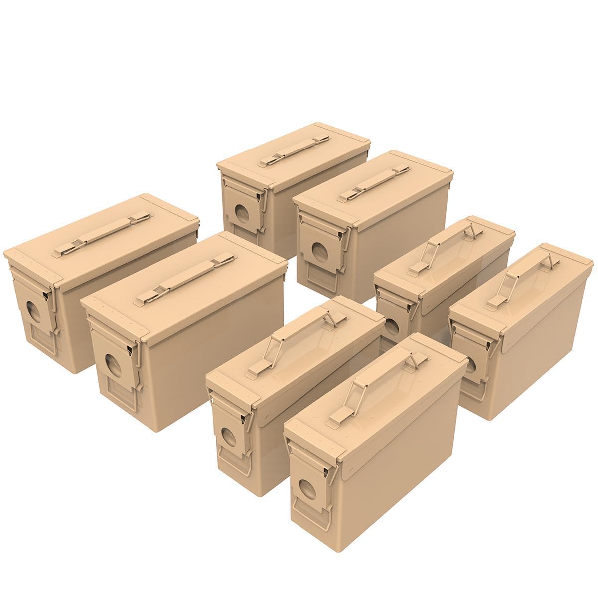 VAULITSAFE 30 & 50 Cal Ammo Can,Metal Ammo Box for Ammunition