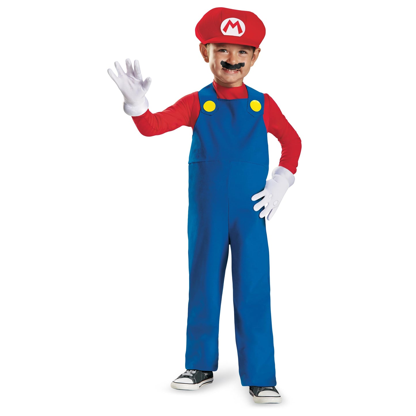Nintendo Super Mario Brothers Mario Boys Toddler Costume, Medium/3T-4T