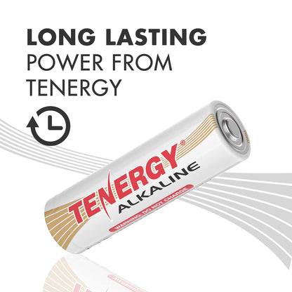 Tenergy 120 Pack Alkaline Batteries, 48 Pack AA Batteries, 48 Pack AAA Batteries, 8 Pack C Size Batteries, 8 Pack D Size Batteries, and 8 Pack 9V Size Batteries for Household Electronics