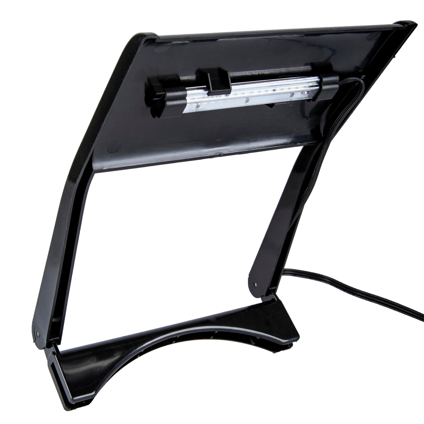 Marineland Portrait Glass LED Aquarium Kit, 5 Gallons, Hidden Filtration,Black