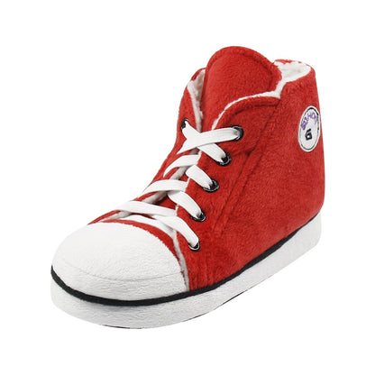 Gohom Women's Indoor Slippers Sneakers Boots House Warm Winter Halloween Slippers Boots Red Size 8