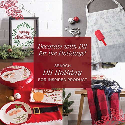 DII Buffalo Check Collection, Classic Farmhouse Table Runner, 14x108, Red & Black
