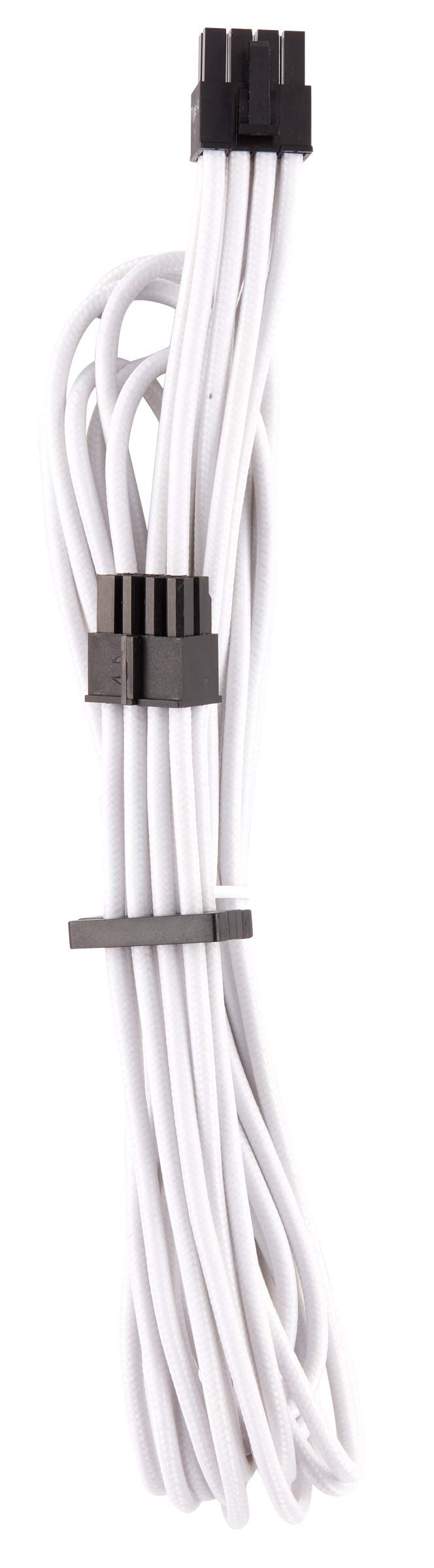 Corsair CP-8920217 Premium Individually Sleeved PSU Cables Starter Kit – Black, 2 Year Warranty, White