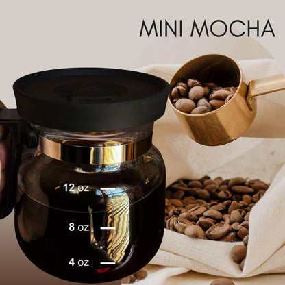 Mini Mocha - Coffee Pot Coffee Mug - 16 oz Funny Coffee Pot Mug - Great Novelty Mug That Friends & Coworkers will love - Makes a Great Gift for Friends