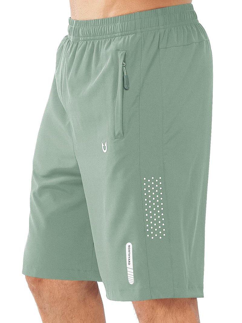 NORTHYARD Men's Athletic Running Shorts Quick Dry Workout Shorts 7"/ 5"/ 9" Lightweight Sports Gym Basketball Tennis Hiking Exercise LODENFROST-9inch 2XL