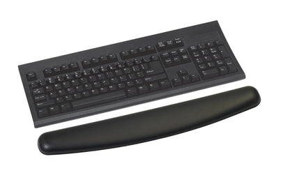 3M Gel Wrist Rest, Black Leatherette, 18 Inch Length, Antimicrobial Product Protection (WR309LE)