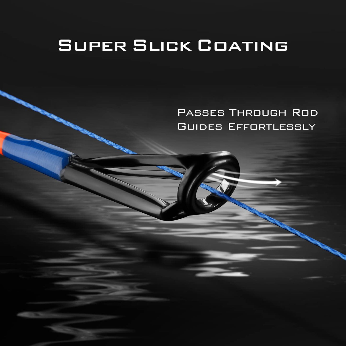KastKing Superpower Braided Fishing Line, Ocean Blue, 40 LB, 1097 Yds