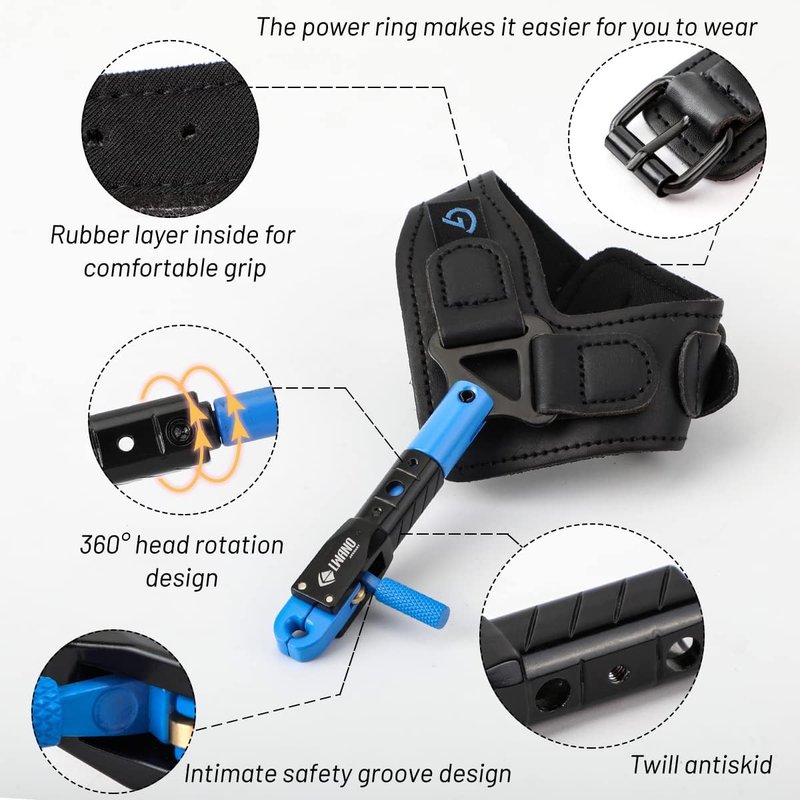 Archery Compound Bow Release Aid - Adjustable Trigger for Precision Control