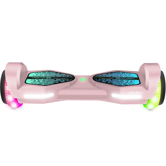 Hover-1 All-Star 2.0 Hoverboard 7MPH Top Speed, 7MI Range, Dual 200W Motor, 5HR Recharge, 220lbs Max Weight, LED Wheels & Headlights Self Balancing Scooters