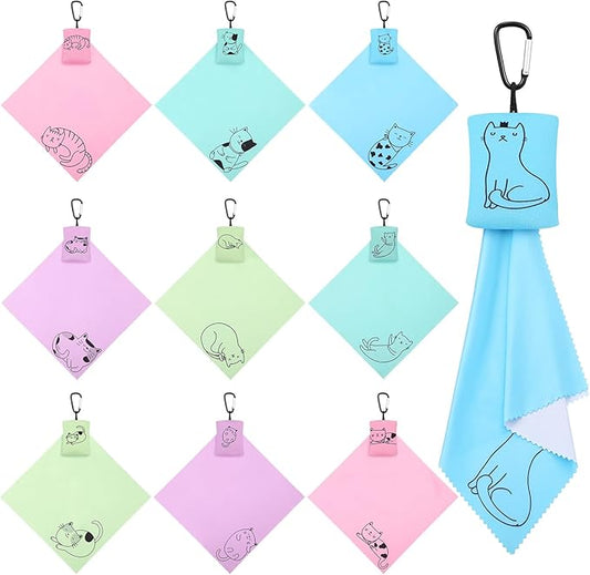 10 Pcs Microfiber Cleaning Cloth