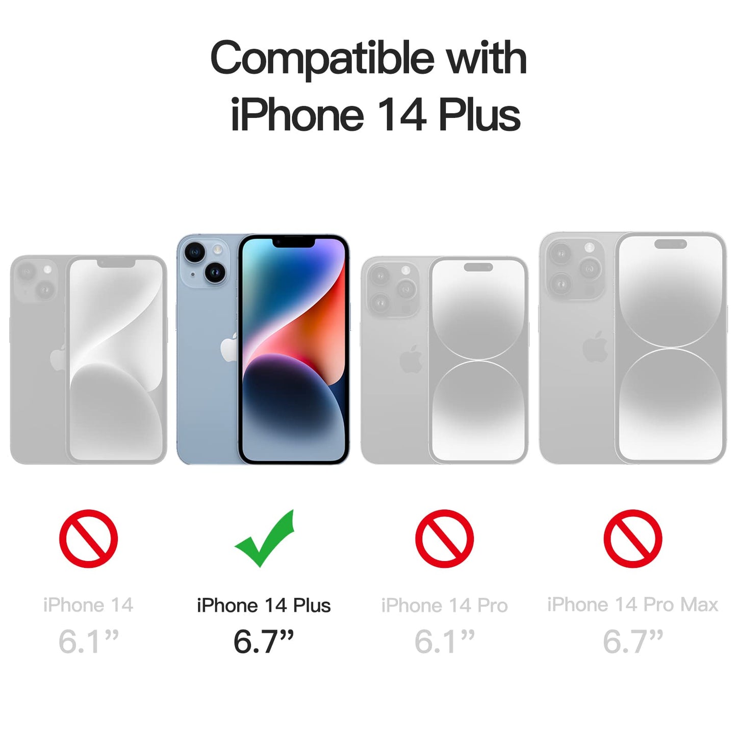 JETech Full Coverage Screen Protector for iPhone 16e 2025, iPhone 13/13 Pro 6.1-Inch, Tempered Glass Film with Easy Installation Tool, Case-Friendly, HD Clear, 3-Pack