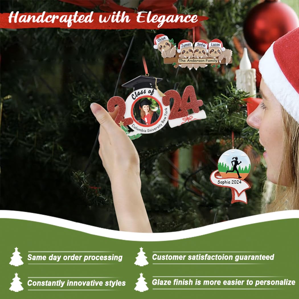 Personalized Football Player Ornament - Christmas Keepsake Gift for Team Athlete Sports Fan Football Coach