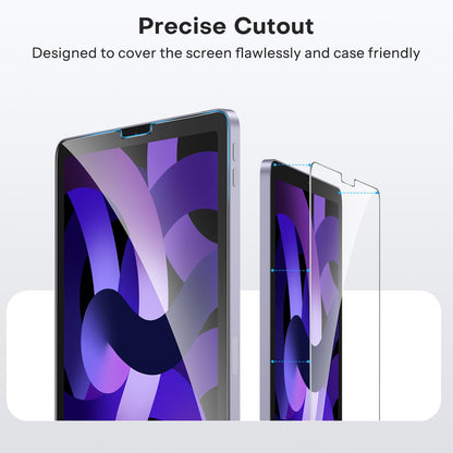 OMOTON Screen Protector for iPad Air 5th 4th Generation (Air 5/4, 10.9 Inch, 2022/2020) iPad Pro 11 Inch (2022/2021/2020/2019) Tablet - Tempered Glass, Case Friendly, Apple Pencil Compatible, 2 Pack