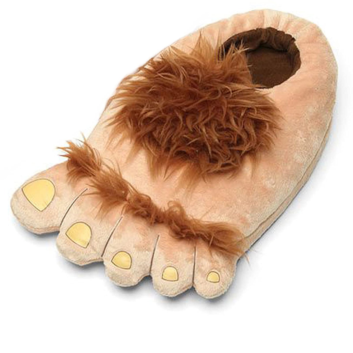 Ibeauti Men's Big Feet Furry Monster Adventure Slippers, Comfortable Novelty Warm Winter Hobbit Feet Costume Gift Slippers for Adults (Men: US 11)