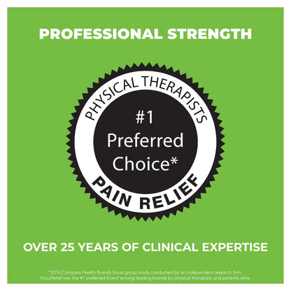 AccuRelief TENS Unit Pain Relief System - Muscle Stimulator For Pain Relief From Back Pain, Neck Pain, And Other Body Pains - Clinical Strength OTC Approved