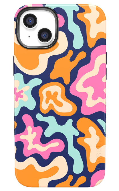 Casely iPhone 14 Plus Case | Sage Garden | Green Floral | Compatible with MagSafe | Bold Protective Design