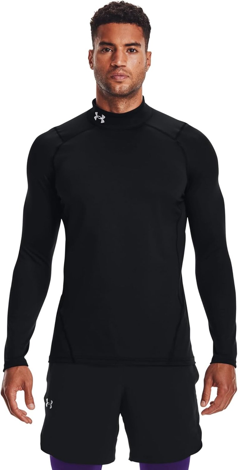 Under Armour ColdGear Fitted Mock - Thermal Base Layer for Cold Weather | Men's Size Options