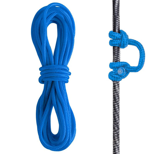 Archerest Bow String D Loop, 10 ft. D Release Nocking Loop Rope for Compound Bowstring Archery (Blue)