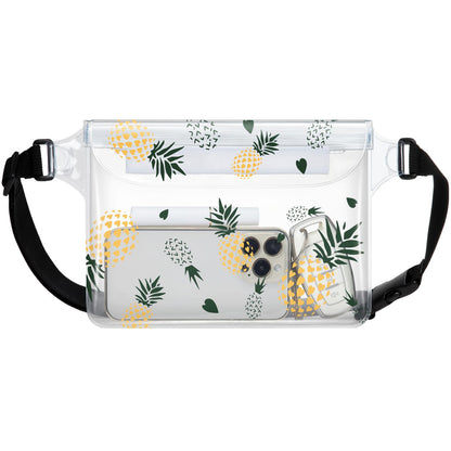 F-color Waterproof Fanny Pack - Waterproof Phone Pouch with Waist Strap - Cruise Essentials 2025 Must Haves Waterproof Pouch Dry Bag Keep Phone Valuables Safe for Beach Kayaking Boating Fishing