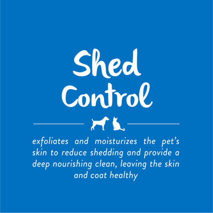 TropiClean Dog Shampoo Grooming Supplies - Shed Control Shampoo for Pets - Deshedding Dog & Cat Shampoo - Shedding Control - Derived from Natural Ingredients - Used by Groomers - Lime & Coconut, 355ml