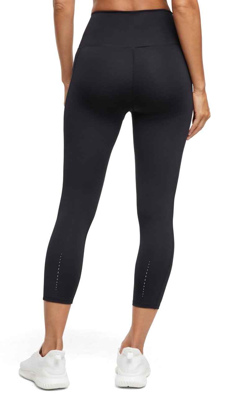 Marika Women's 20" Malina Mesh Pocket Capri, Black, X-Large