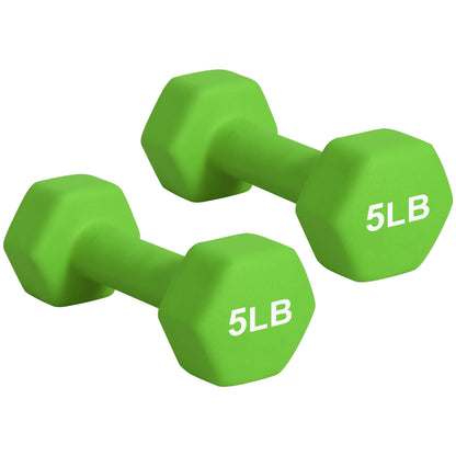 Dumbbell Hand Weight Pairs – Neoprene Dumbbell Exercise & Fitness For Home Gym Equipment and Adjustable Dumbbell Sets–Non-Slip, Color Coded Hex Shaped Free Weights For Women,Men 2LB 3LB 5LB 8LB 10LB Pounds