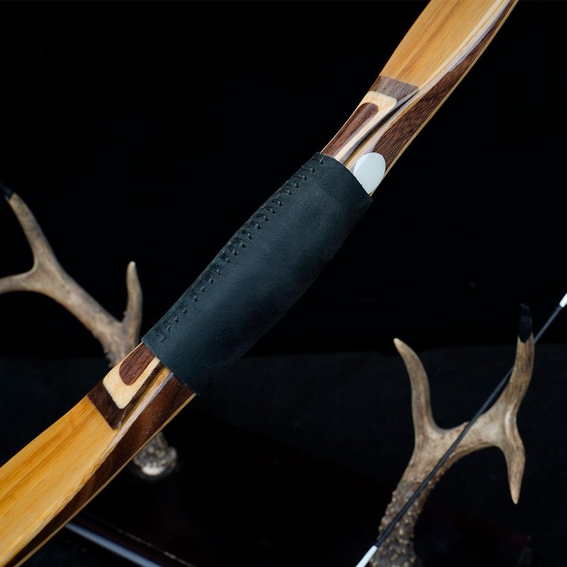 AF Archery Recurve Bow Traditional Horse Bow for Mounted Archery and Precision Shooting, Sicai Bow Peak Heritage of Ming Dynasty(45lbs, Bamboo)