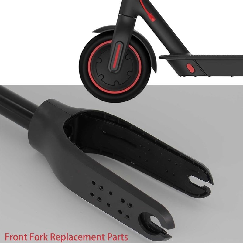 Incontesta Front Fork Replacement for M365/M365PRO, Aluminum Alloy Electric Scooter Fork with Plastic Cover Black, Anti-Wobble & Easy Install