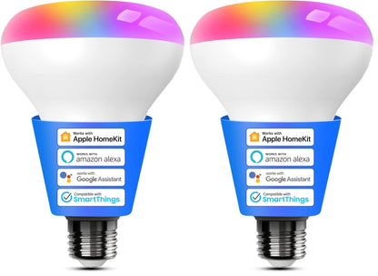 meross Smart Light Bulb, Smart WiFi LED Bulbs Compatible with Apple HomeKit, Siri, Alexa & Google Home, E26 2700K-6500K, 900 Lumens RGBWW 60W Equivalent, 1 Pack