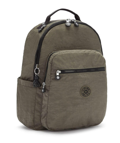 Kipling SEOUL Large Backpack, Green Moss (Green)