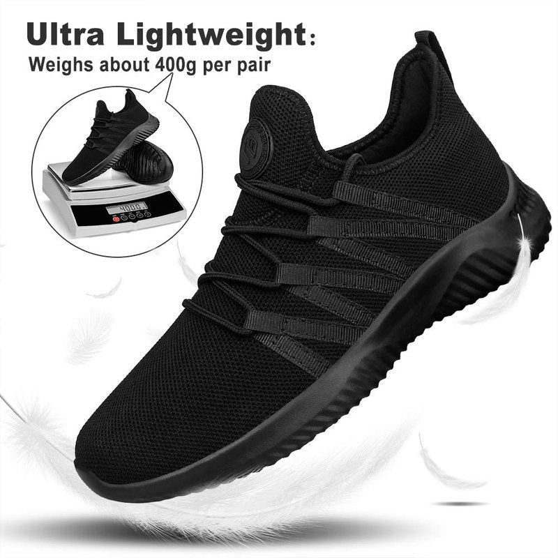 Feethit Mens Slip On Running Shoes Breathable Lightweight Comfortable Fashion Non Slip Sneakers for Men, 10.5