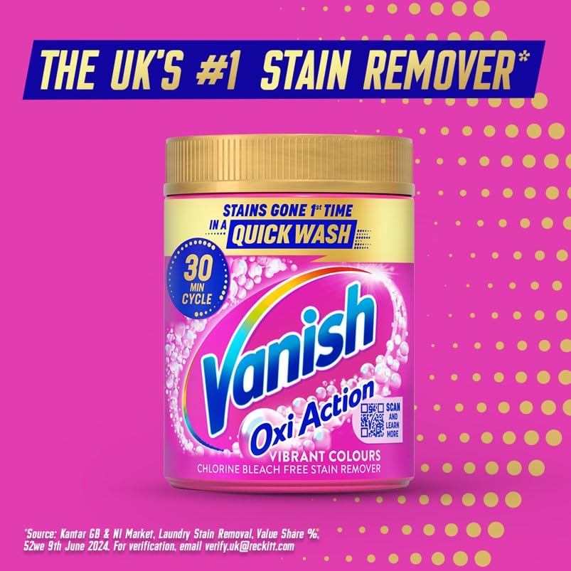 Vanish Gold Fabric Stain Remover Oxi Action Powder - 1.41kg