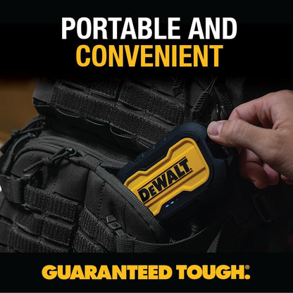 DEWALT Heavy Duty Portable Charger, Power Bank, 10,000 mAh Battery Pack with USB-C Port for iPhone 16/16 Plus/16 Pro/16 Pro Max, iPhone 15/14/13, Samsung Galaxy