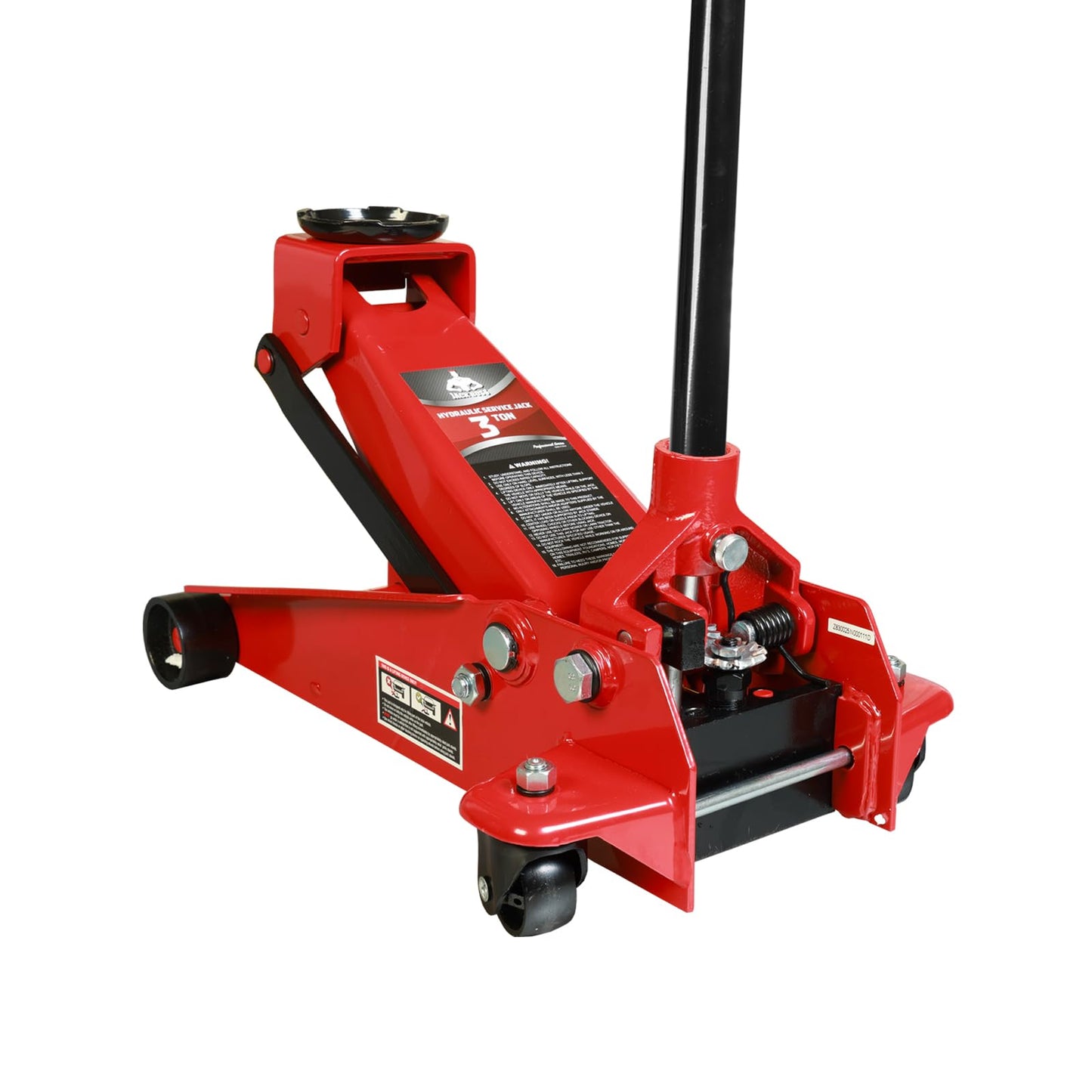 Jack Boss Floor Jack 3 Ton Capacity Fast Lift Service Jack Steel Heavy Duty Hydraulic Car Jack