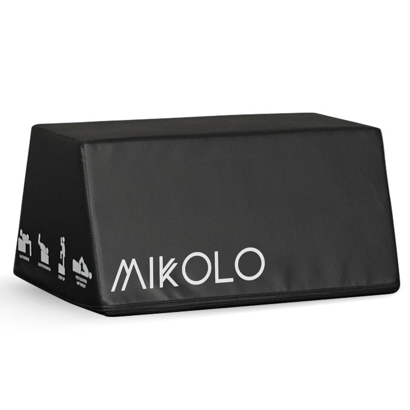 Mikolo Hip Thrust Bench, Hip Thrust Machine for Home Glute Training, Multifunctional Hip Thrust Box with Non-Slip Base, Glute Workout Equipment, 700LB Capacity, Core & Ab Exercises (Large)
