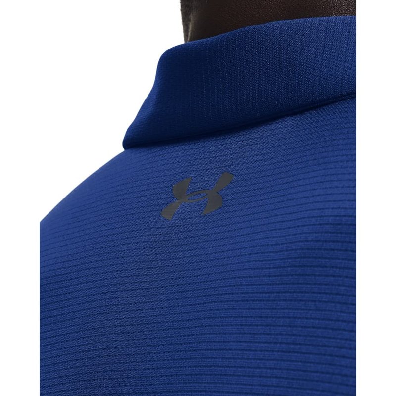 Under Armour Men's Tech Golf Polo, Tech Blue (432)/Pitch Gray, 3X-Large