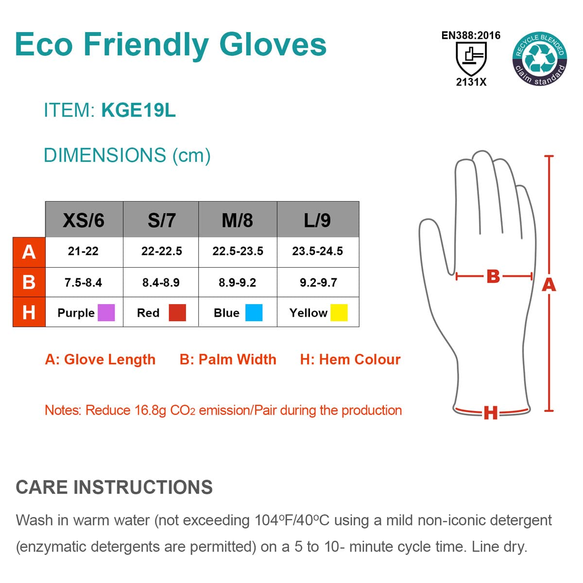 KAYGO Latex Coated Work Gloves for Women Breathable, 3 Pairs Recycled Polyester Gardening Gloves, Eco Friendly Safety Yard Work Gloves for Ladies, KGE19L (Purple, Small)