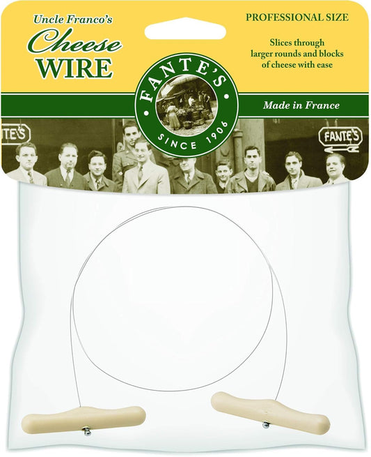 Fantes Cheese Wire, Made in France, Stainless Steel, 31.5-Inches Long, The Italian Market Original since 1906