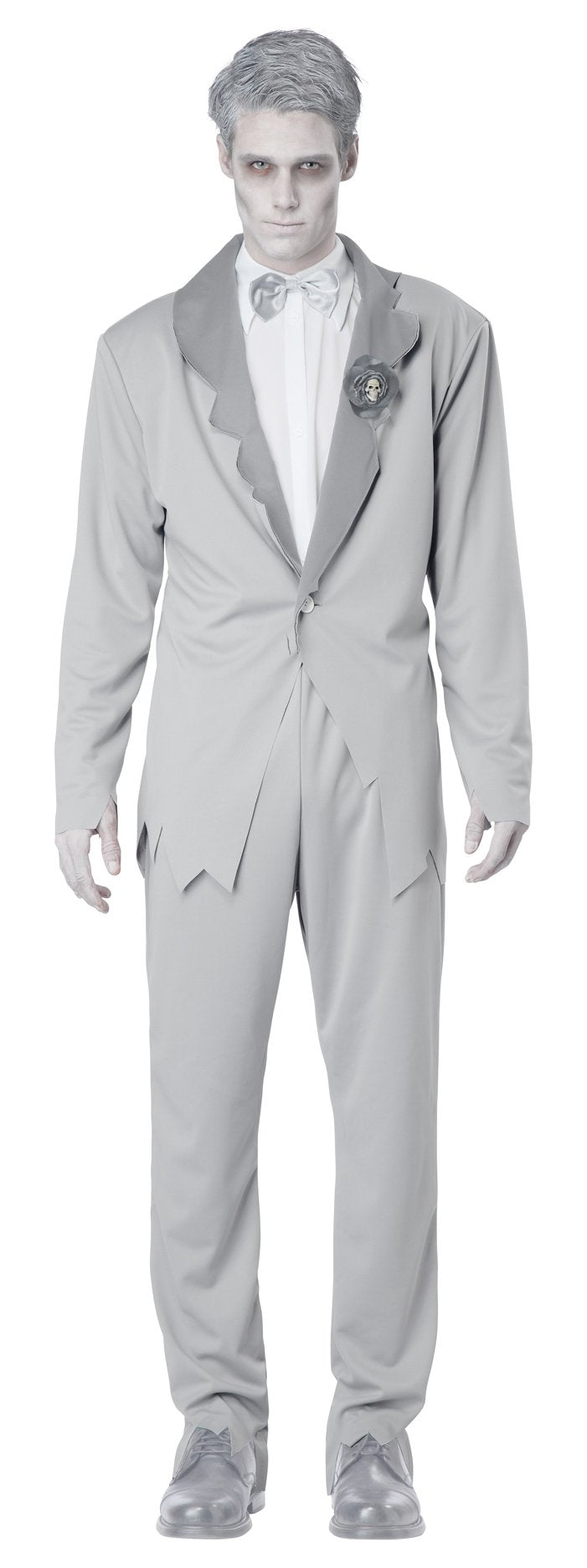 California Costumes Men's Ghostly Groom Adult, Grey, Large