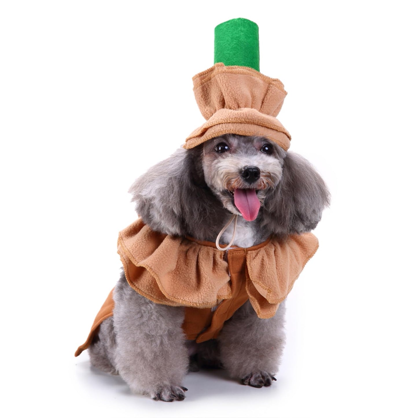 Dog Costume Clothes Latte Coffee Dog Halloween Costumes for Small Medium Dogs, Pet Cat Outfit Puppy Cosplay Outfit Christmas Party Special Events Photo Props Dress up Accessories