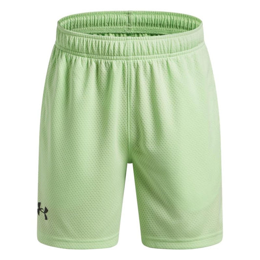 Under Armour Boys' Tech Mesh Shorts, (712) Lumos Lime / / Black, X-Large