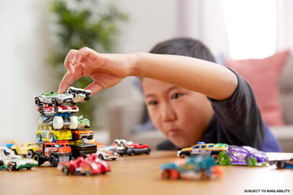 Hot Wheels Set of 20 Toy Cars, Assorted Styles, Toy Trucks and Cars in 1:64 Scale with Realistic Details and Decos, Collectible Cars for Kids Ages 3 and Up, Styles May Vary, DXY59