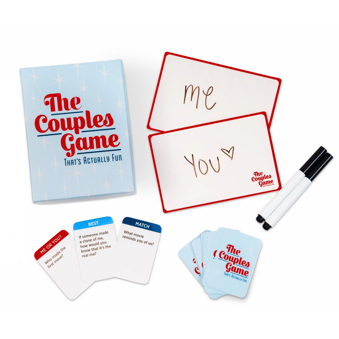 The Couples Game That's Actually Fun Expansion Pack | 150 Fun Questions to Play with Your Partner | Couples Card Games | Party Card Games for Date Nights & Valentine's Day | Ages 17 Up